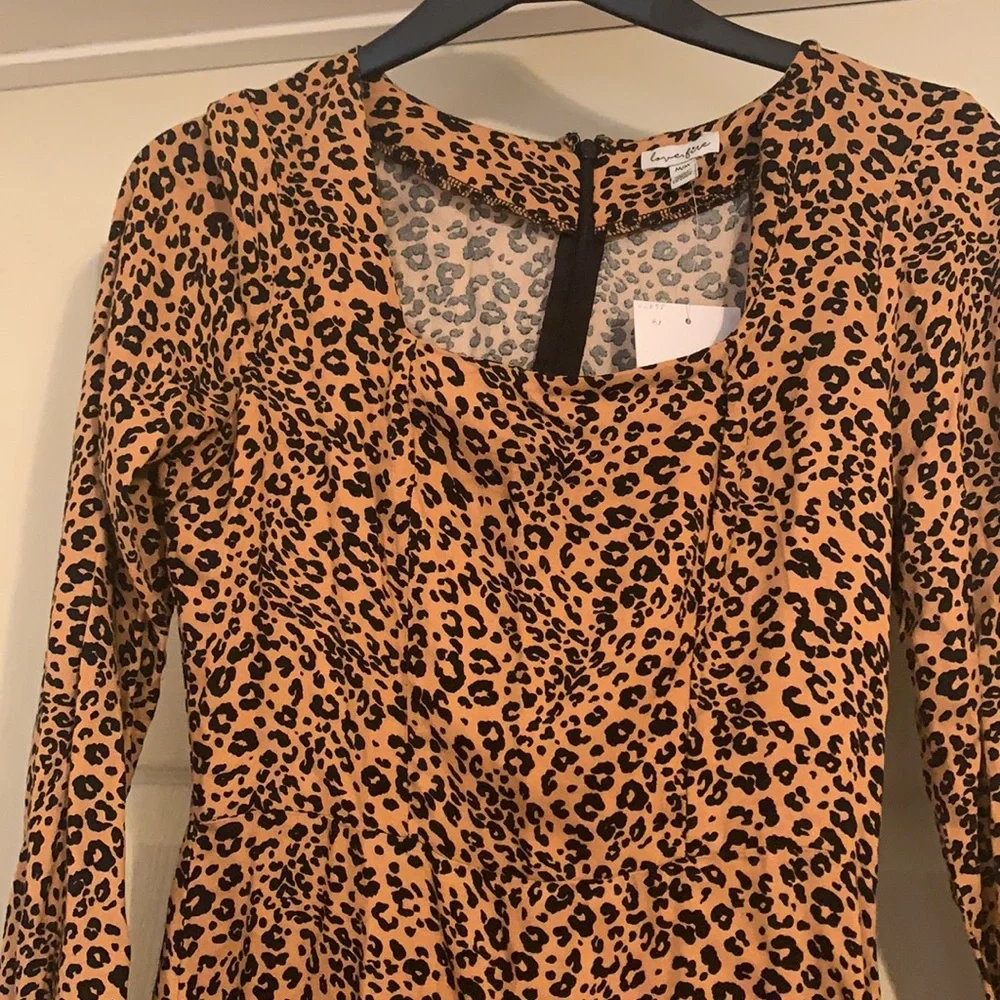 Leopard Print Dress - Picture 2 of 3